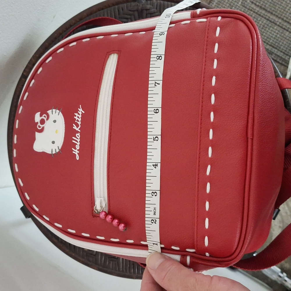 Sanrio Hello Kitty Red and White Mini Backpack - Picture 8 of 13
